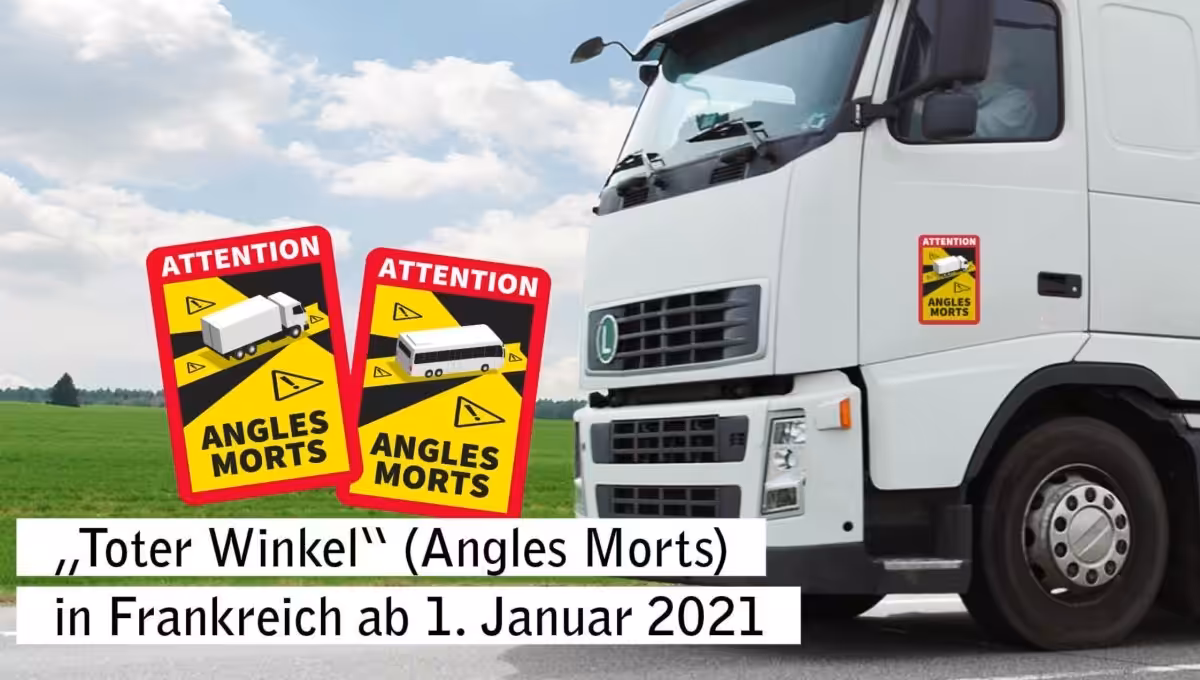 Angles Morts Aufkleber LKW (3er Set) – Pflicht in Frankreich, gesetzeskonform 2 Sicher unterwegs in Frankreich: Alles was Sie über die Angles Morts Aufkleber wissen müssen - Bremssattel-Aufkleber