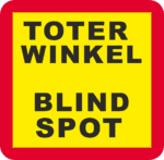 Angles Morts Zusatzaufkleber - Selbstklebend und abnehmbar - Sicher durch Frankreich