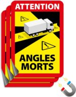 Angles Morts Magnetschild LKW für Frankreich Toter Winkel magnetisch haftend